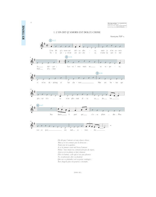 La dictée en musique Vol. 2 (élève)