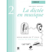 La dictée en musique Vol. 2 - corrigés