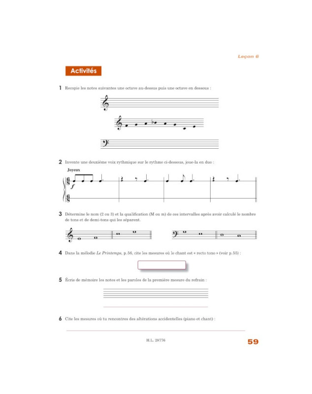 Chantons en FM Vol.2 - Marguerite Labrousse - Editions Henry Lemoine