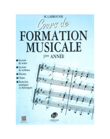 Cours de formation musicale Vol. 1 - Labrousse - Henry Lemoine
