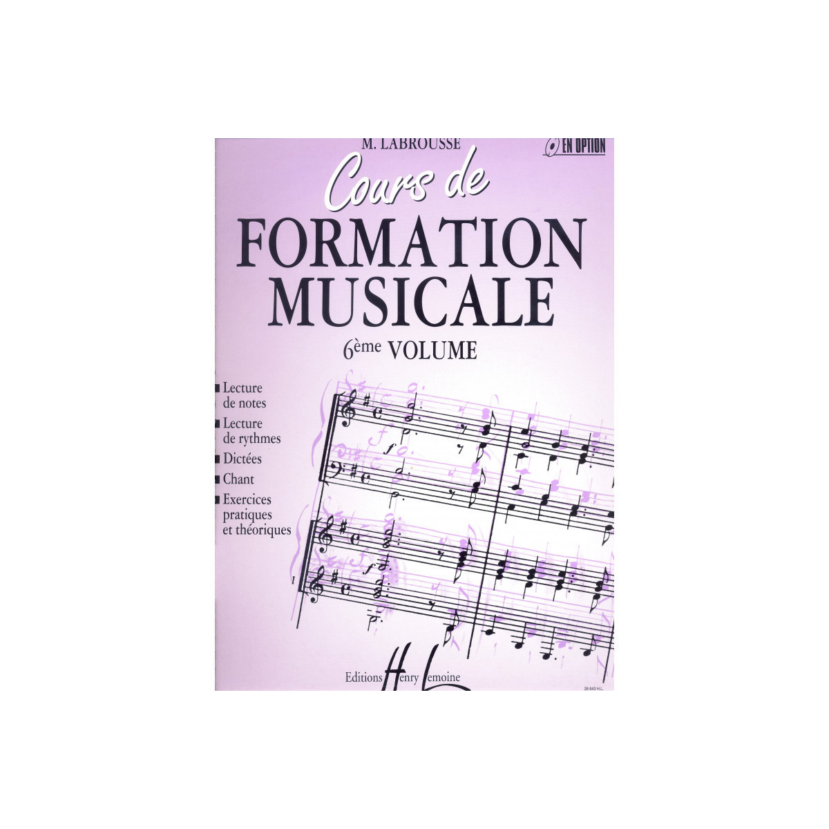 Marguerite Labrousse : Cours de formation musicale Vol.6