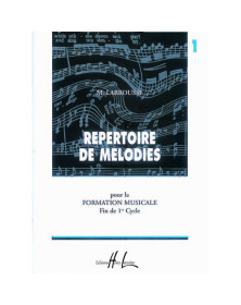 Répertoire de Mélodies Vol.1