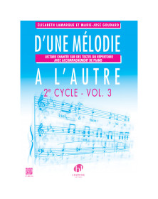D'une mélodie à l'autre Vol.3 - 2ème cycle