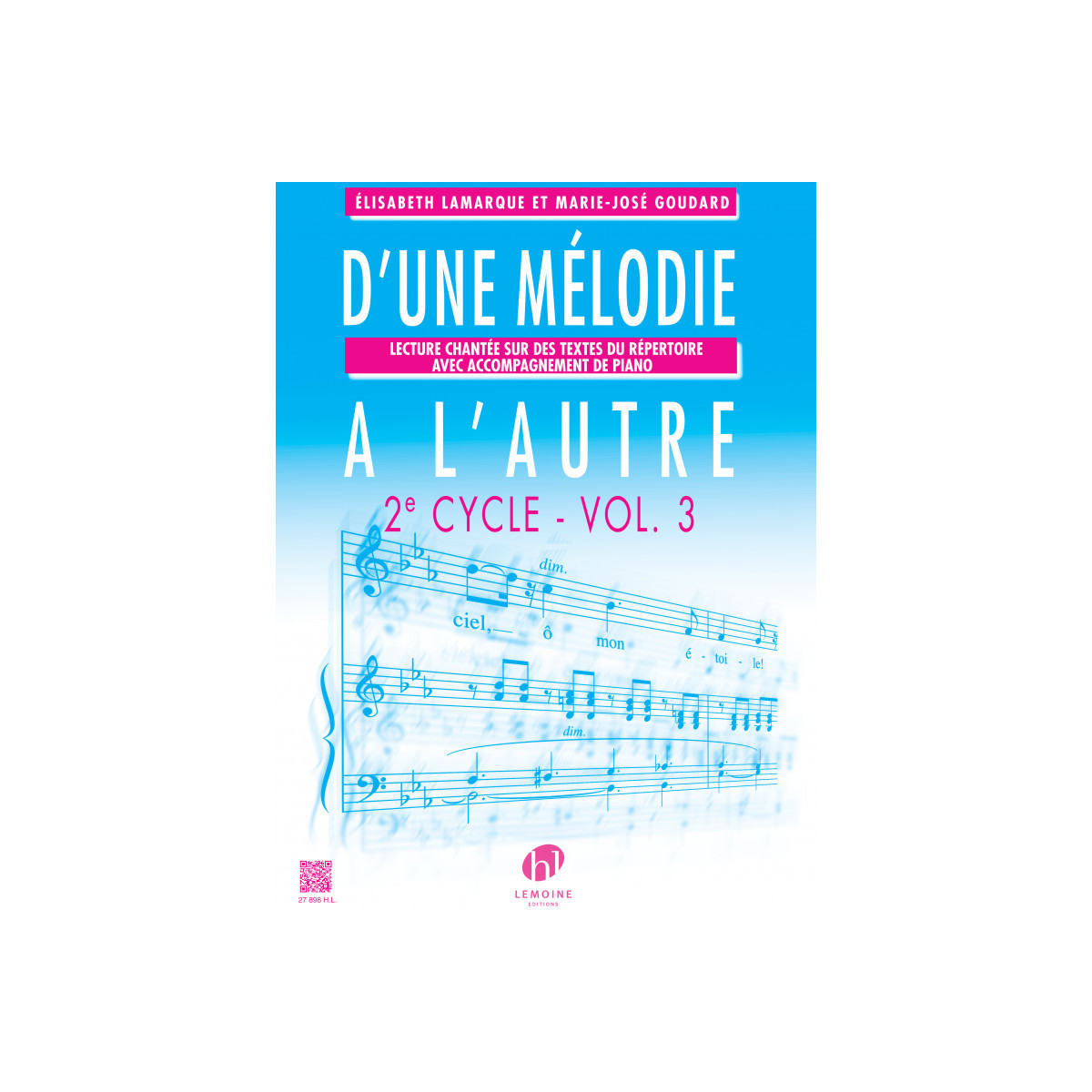 D'une mélodie à l'autre Vol.3 - 2ème cycle