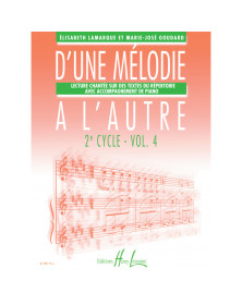 D'une mélodie à l'autre Vol.4 - 2ème cycle