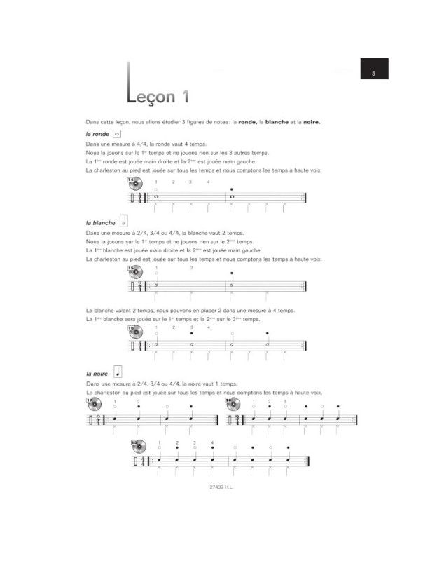 Eddy Ros : Progressive Drum Book 1