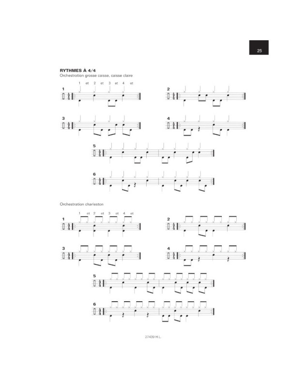 Eddy Ros : Progressive Drum Book 1