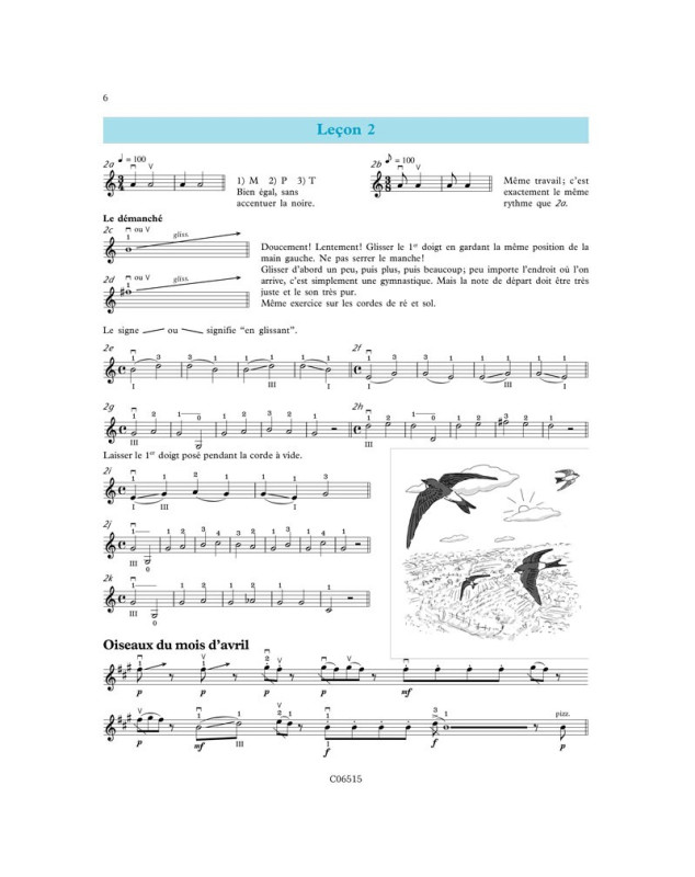 Méthode de violon Volume 2 - Claude-Henry Joubert - Editions Combre