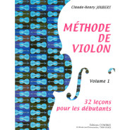 Méthode de violon Vol.1 - Claude-Henry Joubert - Editions Combre