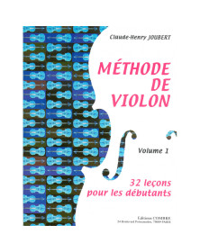 Méthode de violon Vol.1 - Claude-Henry Joubert - Editions Combre