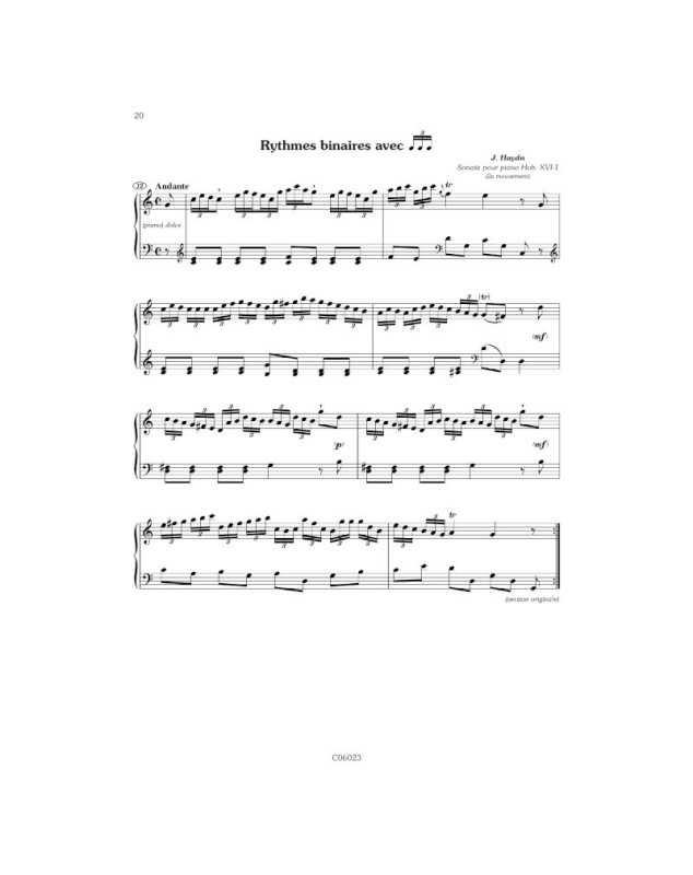 Le Rythme au fil des oeuvres Vol. 4 - Jegoux Krug - Editions Combre
