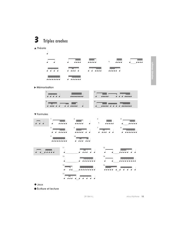 Atout rythme - Fin du 2ème Cycle
