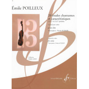 Emile Poilleux : 20 Études chantantes et caractéristiques pour Alto