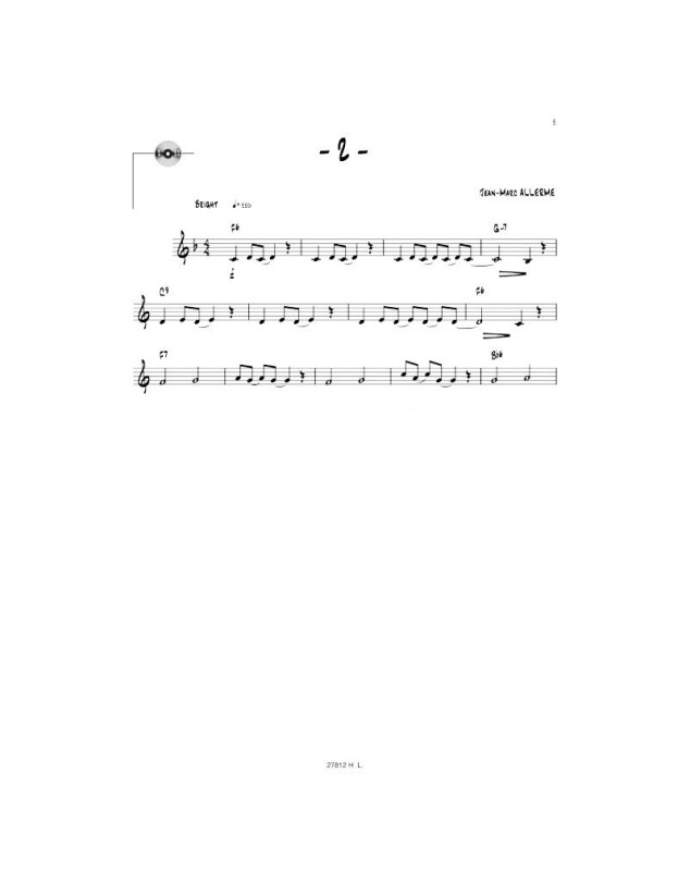 Jazz Attitude Vol. 1 - Clarinette - Jean-Marc Allerme - Henry Lemoine