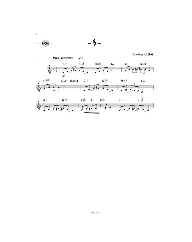Jazz Attitude Vol. 1 - Clarinette - Jean-Marc Allerme - Henry Lemoine