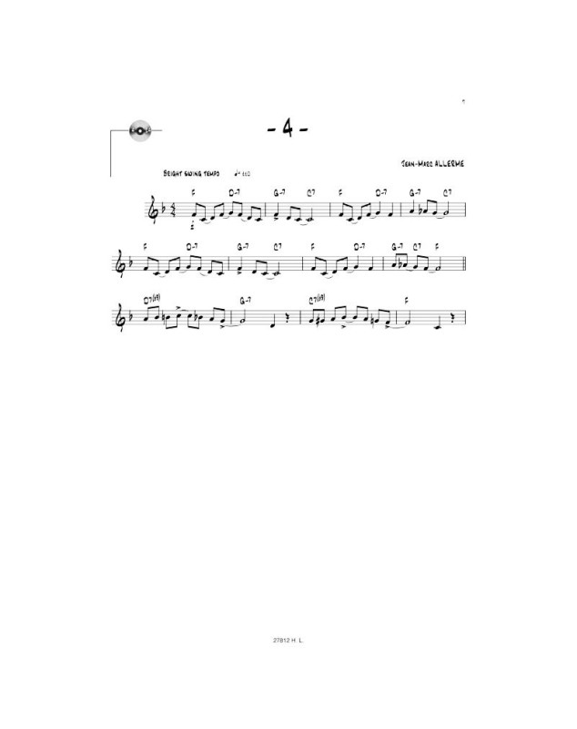 Jazz Attitude Vol. 1 - Clarinette - Jean-Marc Allerme - Henry Lemoine