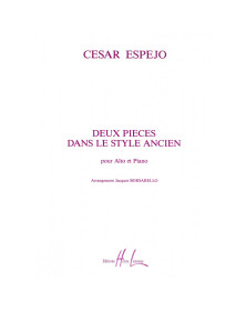 César Espejo : Deux pièces dans le style ancien
