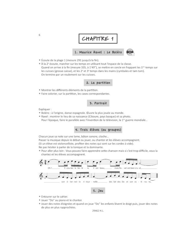 Evasion musicale : cycle 1 (1ère année) - Livre du Prof