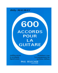 Billy Mauray : 600 Accords pour la guitare