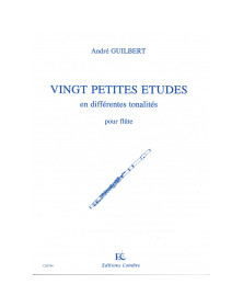 20 petites études en différentes tonalités - Flûte - André Guilbert - Combre