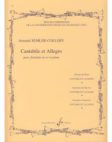 Armand Semler-Collery : Cantabile Et Allegro
