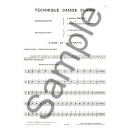 La Classe de Batterie dans les Conservatoires - Cahier 1