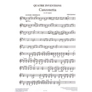 Alain Querleux : Quatre Inventions Pour Violon Seul - Livre 2