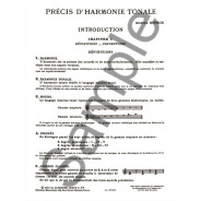 Marcel Bitsch : Précis d’Harmonie Tonale
