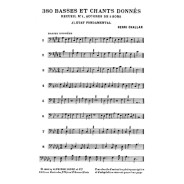 380 Basses et Chants Donnés Vol. 1A - Henri Challan - Alphonse Leduc