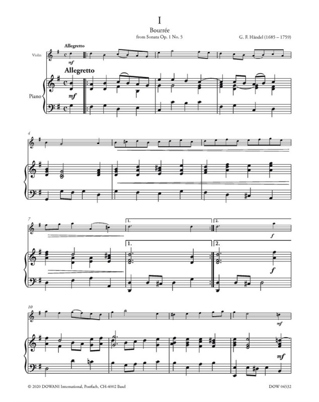 Album II pour Violon et Piano
