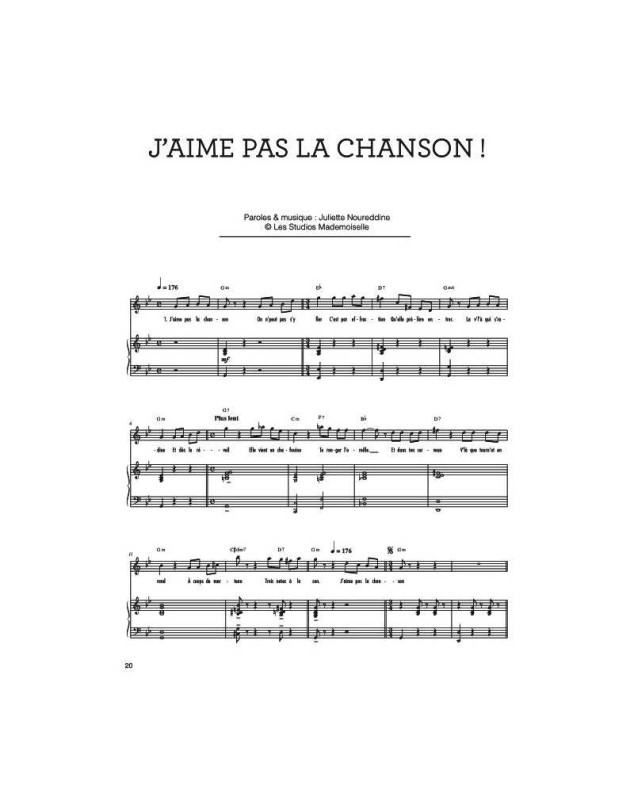 Juliette : Chansons de là où l'oeil se pose - J'aime pas la chanson !