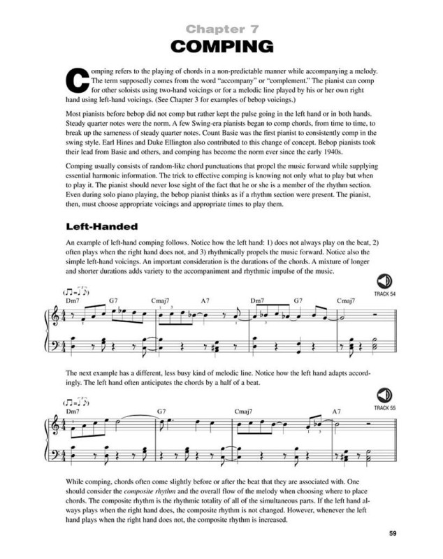 Bebop Jazz Piano