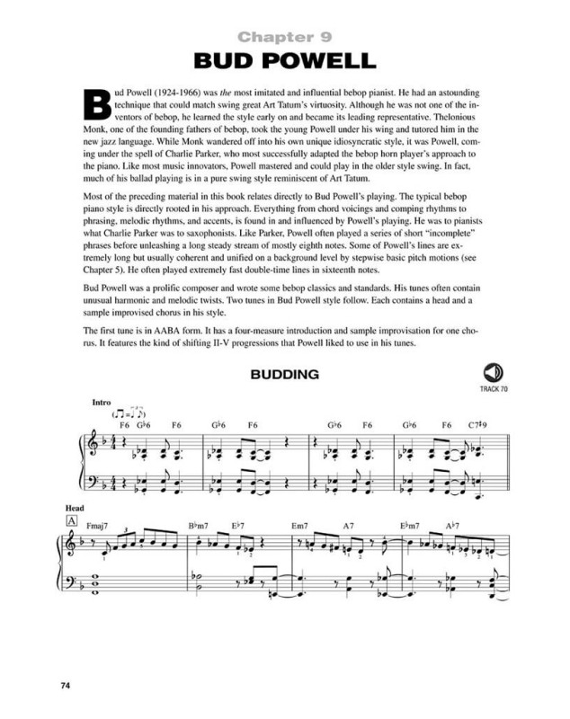 Bebop Jazz Piano
