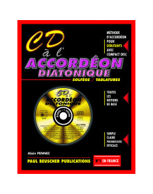 CD à l'Accordéon diatonique - Alain Pennec - Editions Paul Beuscher