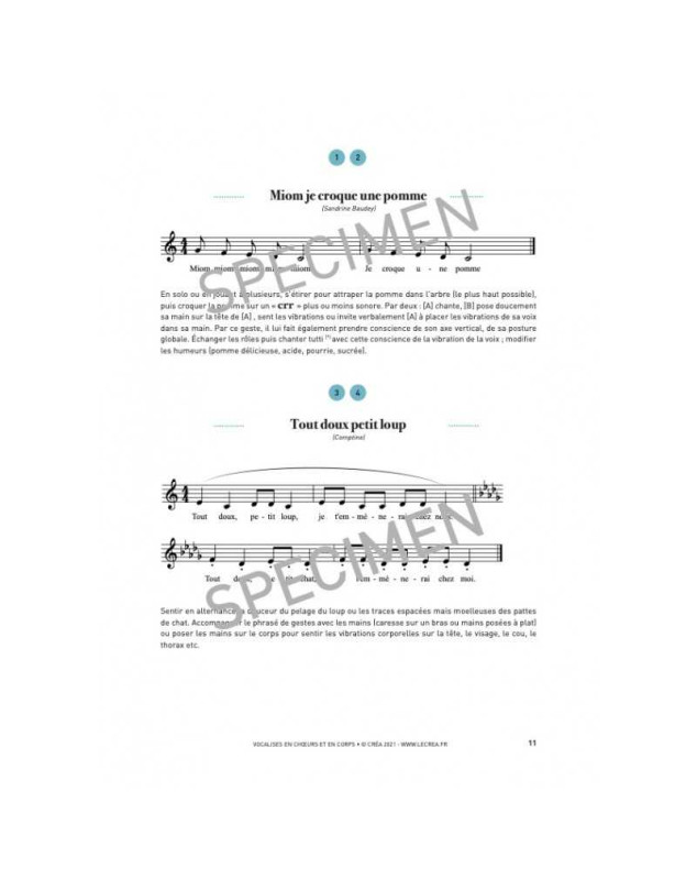 Vocalises en Choeurs et en corps