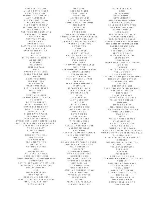 The Beatles Complete scores