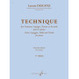 Lucette Descaves : Technique Des Gammes Arpèges Tenues Et Accords Vol. 1