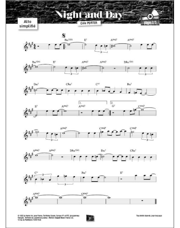 Les Tubes Du Jazz Vol. 3 Saxophone