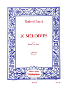 20 Mélodies Vol. 2 Soprano