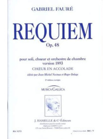 Requiem Op. 48 - Version 1893 - Choeur Seul