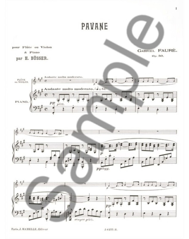 Gabriel Fauré : Pavane Op.50