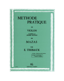 Méthode Pratique de Violon d'après Mazas Vol. 2 - E. Thibaux - Combre