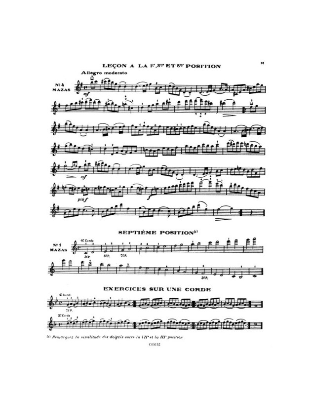 Méthode Pratique de Violon d'après Mazas Vol. 2 - E. Thibaux - Combre