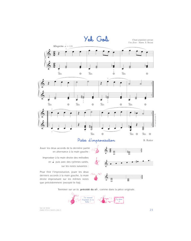 Pianolude Vol.2 - Méthode de Piano - Editions Van de Velde
