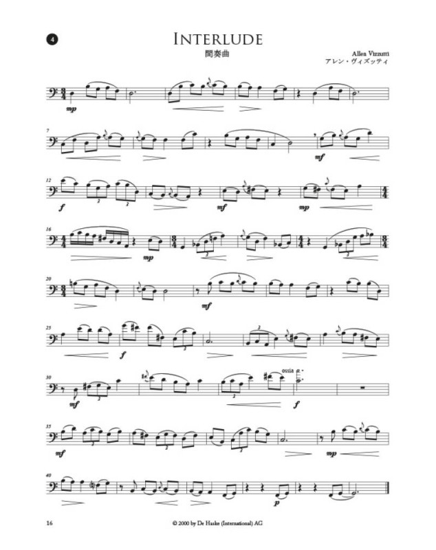 Melodic Studies for Trombone