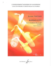 Kansax-City - Jérôme Naulais - Saxophone - Editions Gérard Billaudot