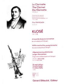 Hyacinthe-Eléonore Klosé : A La Portée Du Jeune Clarinettiste Vol. 7