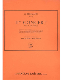 G. Ph. Telemann : 2ème Concert - trio en sol mineur