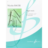 Nicolas Bacri : Night Music Opus 73