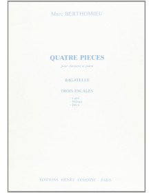 Marc Berthomieu : Quatre (4) Pièces